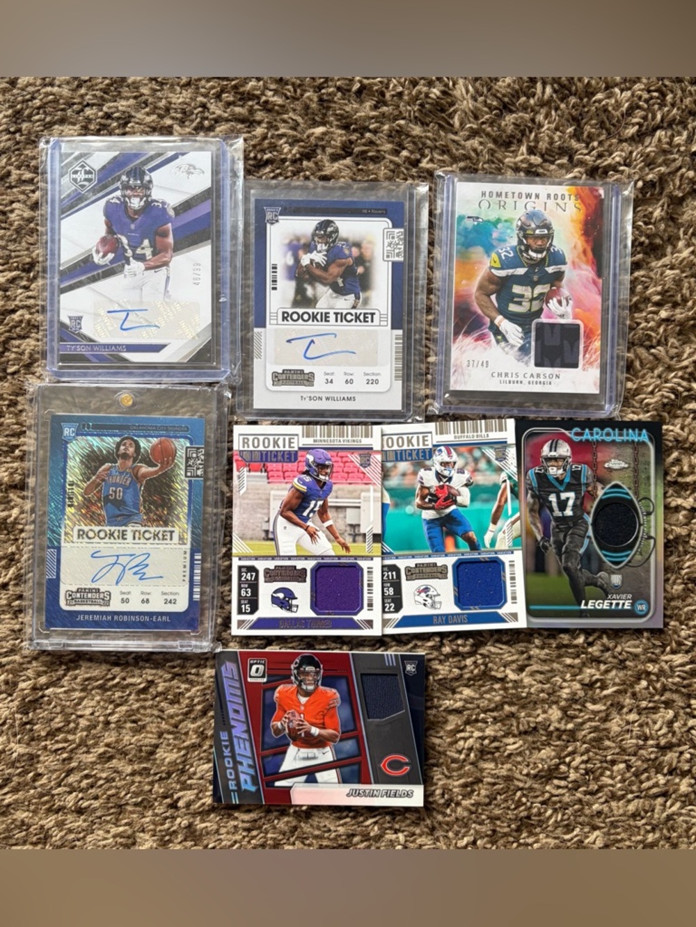 Assortment of Football Cards